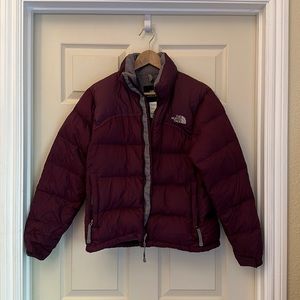 North Face puffer coat.